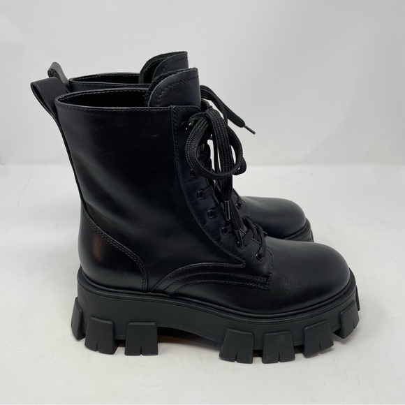 NIB Marc Fisher Happy Combat Lug Sole Lace Up Boots - Picture 5 of 10